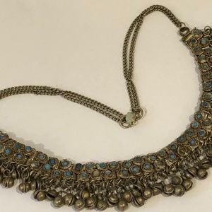 Vintage belly dance choker necklace Chuchi Indian